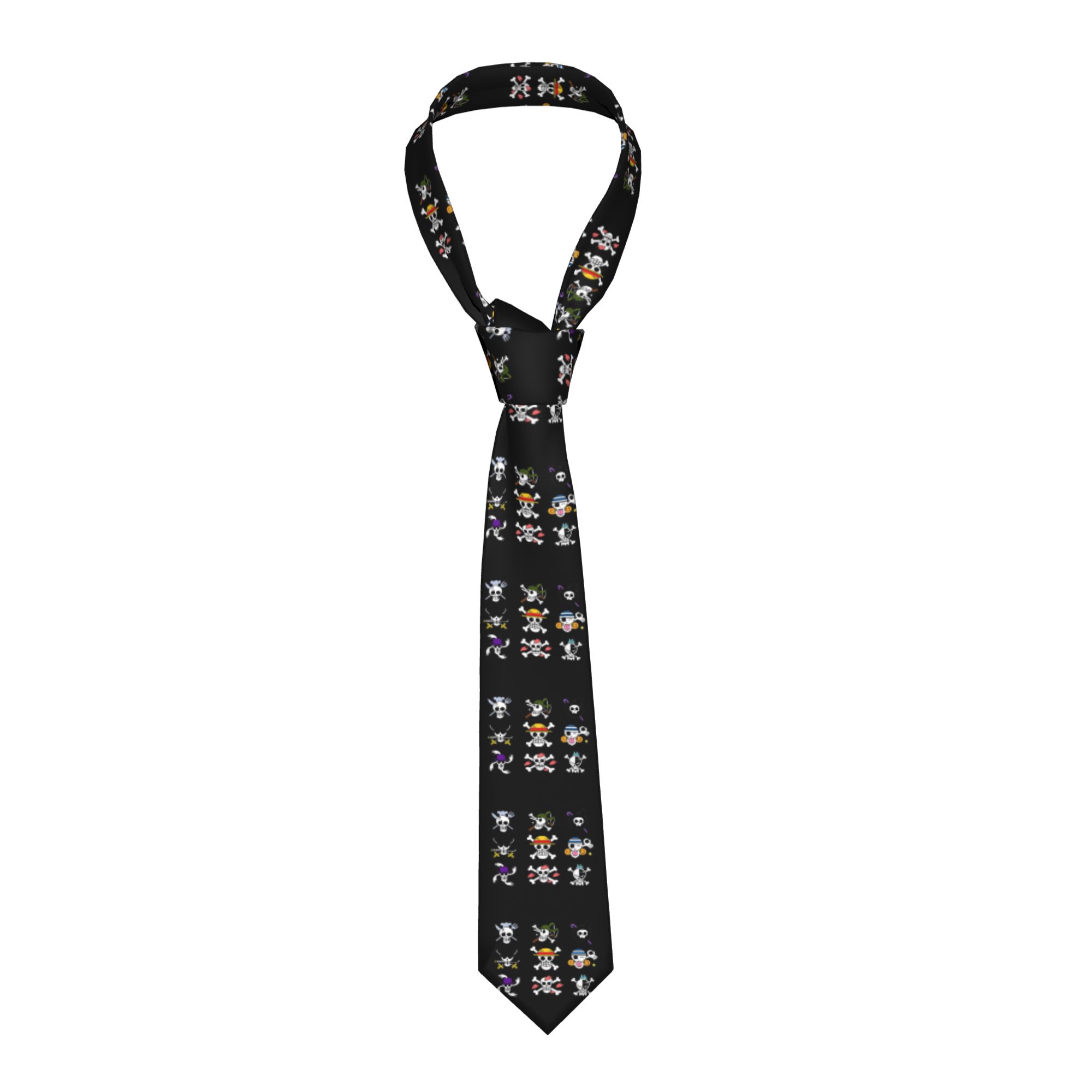 Women Accessories Business - Necktie One Pirate Flag Logo Pieces