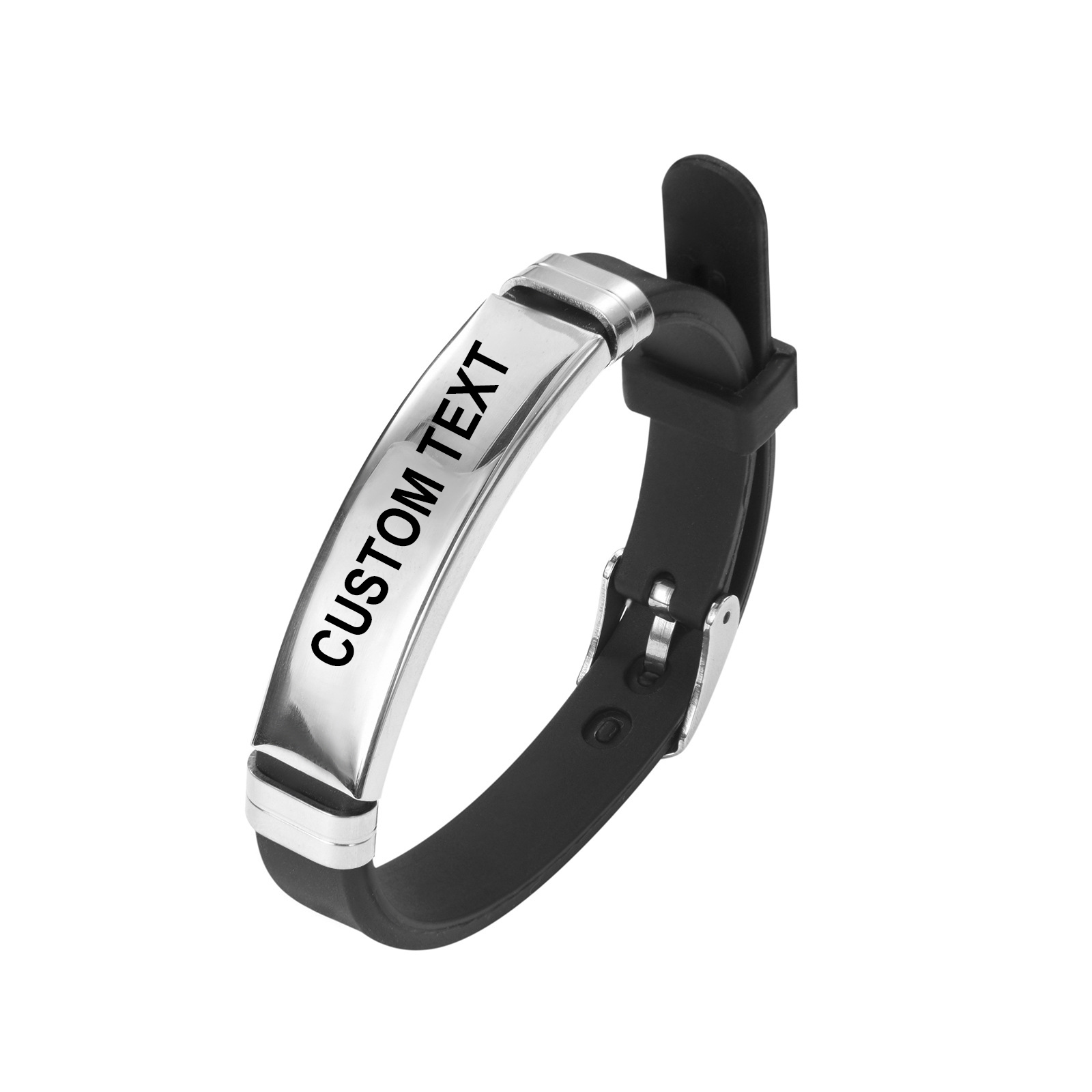 Women Accessories Brand Name - Fashion Punk Custom Logo Name Silicone