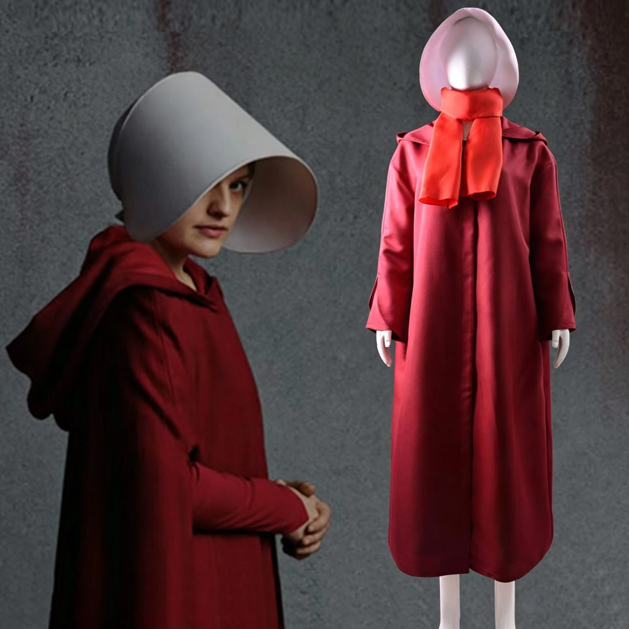 Women'S Red Accessories - He Handmaid's Tale Cosplay Costume Handmaid