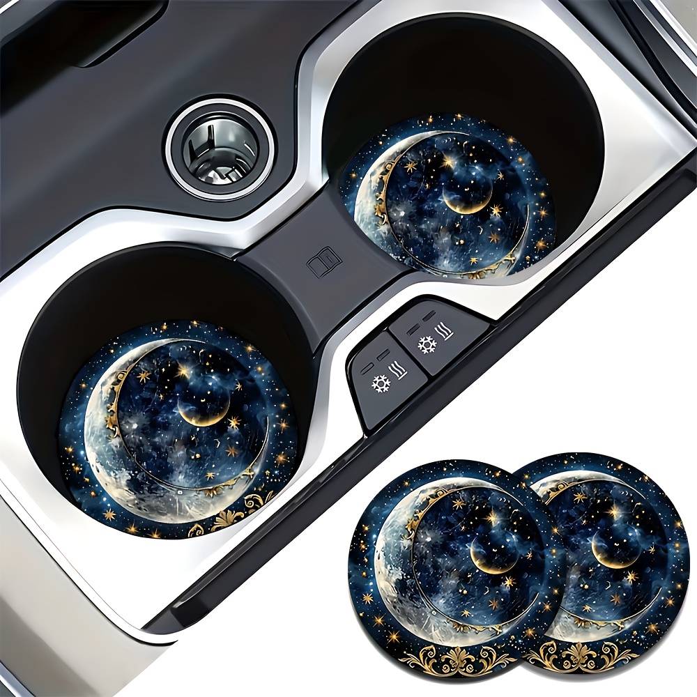 2pcs Starry Night Moon Car Cup - đánh giá và giá Women Accessories Box