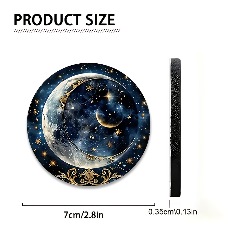 2pcs Starry Night Moon Car Cup - đánh giá và giá Women Accessories Box