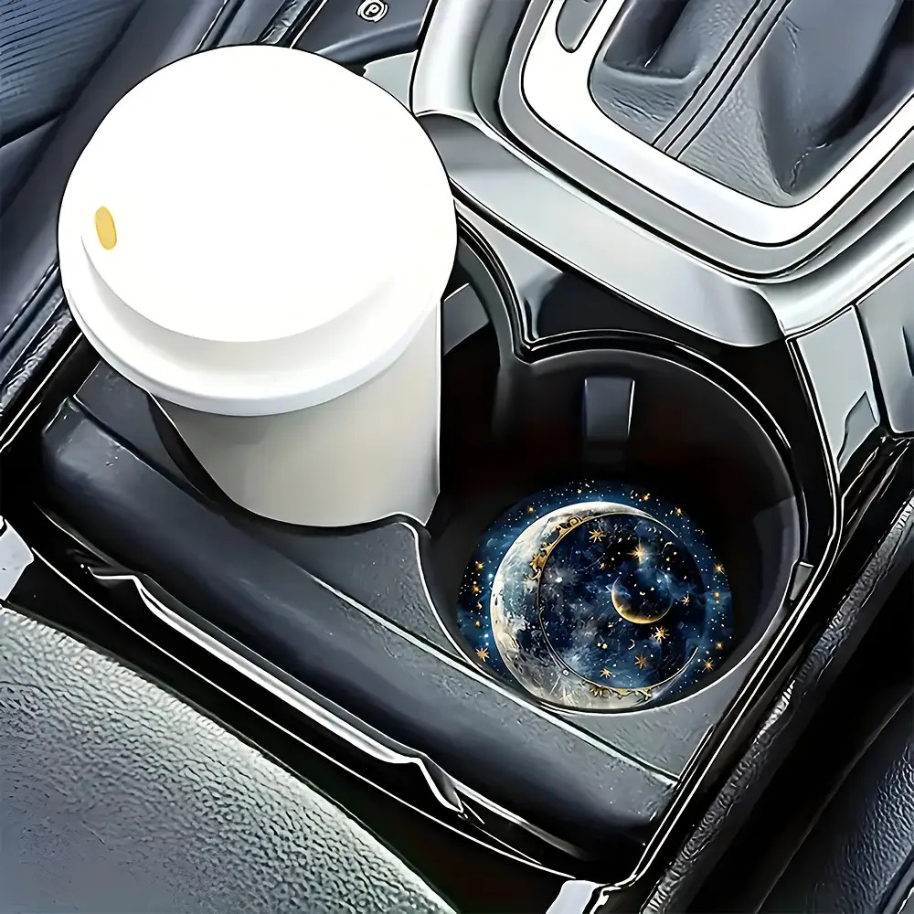 2pcs Starry Night Moon Car Cup - đánh giá và giá Women Accessories Box