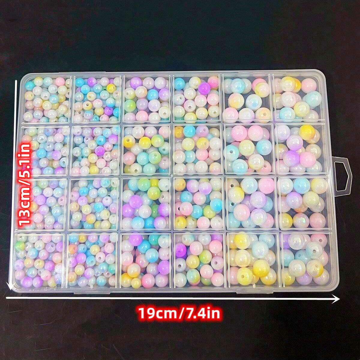 800pcs/24 grid set box 6mm/8mm - đánh giá và giá Women Accessories Box
