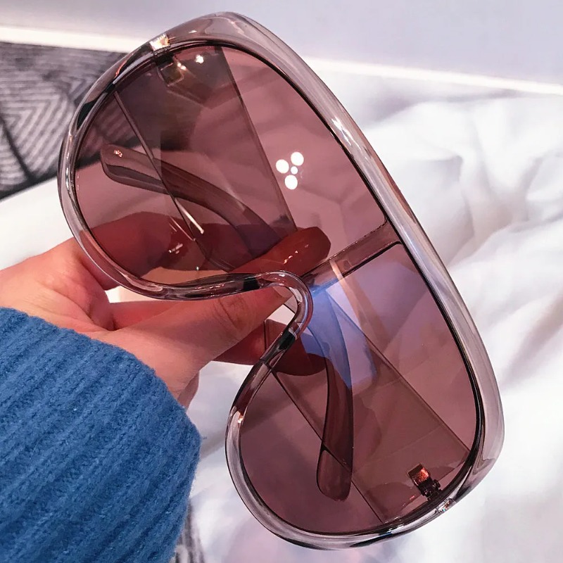 Y2k One Piece Oversize Shield  - đánh giá và giá Sunglasses Oversized Square