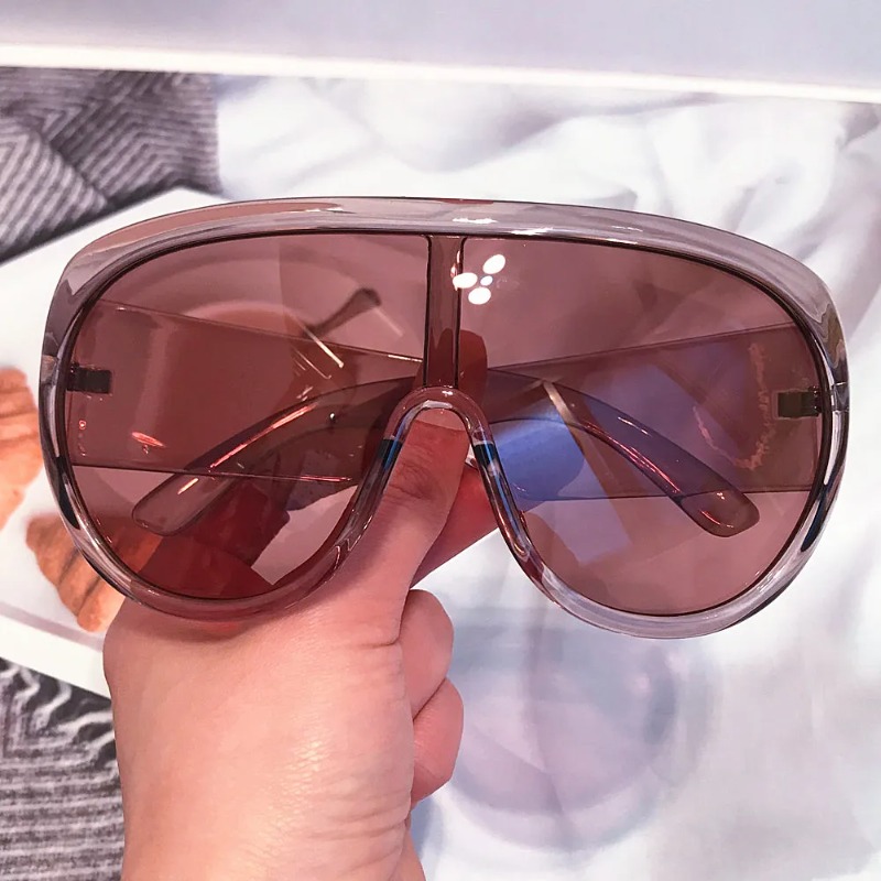 Y2k One Piece Oversize Shield  - đánh giá và giá Sunglasses Oversized Square