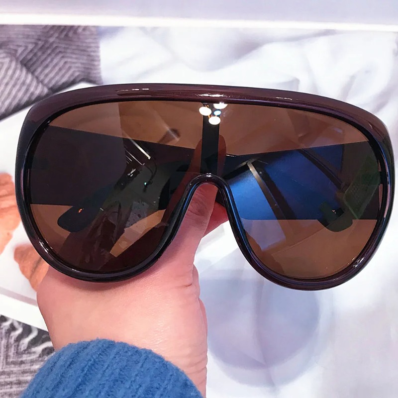 Y2k One Piece Oversize Shield  - đánh giá và giá Sunglasses Oversized Square