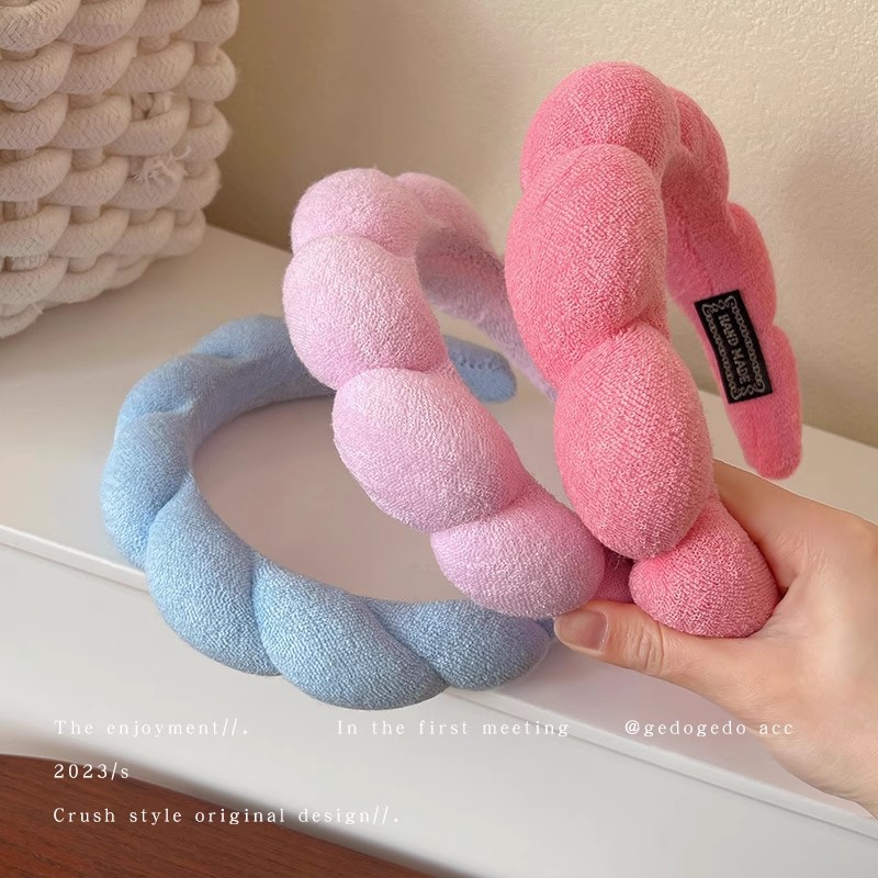 Retro Puffy Hair Band Sponge H - đánh giá và giá Women Accessories Online