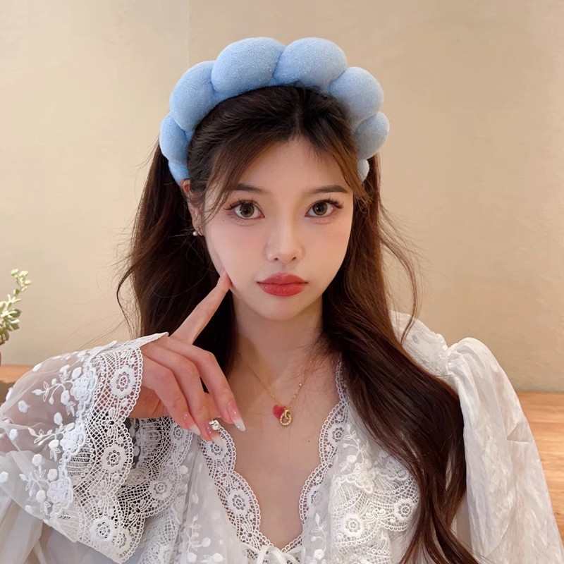 Retro Puffy Hair Band Sponge H - đánh giá và giá Women Accessories Online