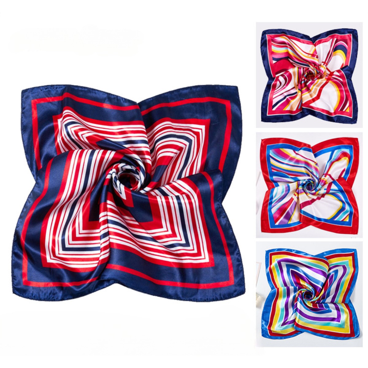 50*50cm Square Silk Scarves Sc - đánh giá và giá Women Accessories Business