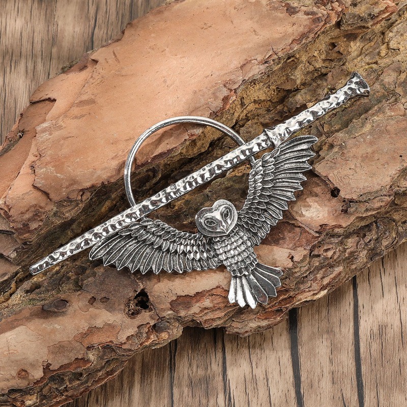 Niche Design Retro Gothic Owl  - đánh giá và giá Women'S Viking Accessories