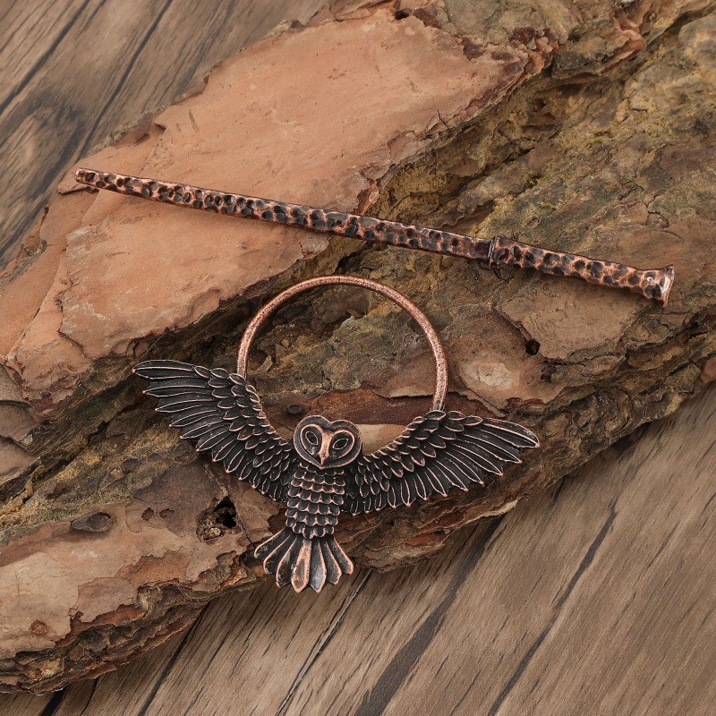 Niche Design Retro Gothic Owl  - đánh giá và giá Women'S Viking Accessories
