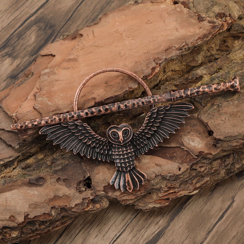 Niche Design Retro Gothic Owl  - đánh giá và giá Women'S Viking Accessories