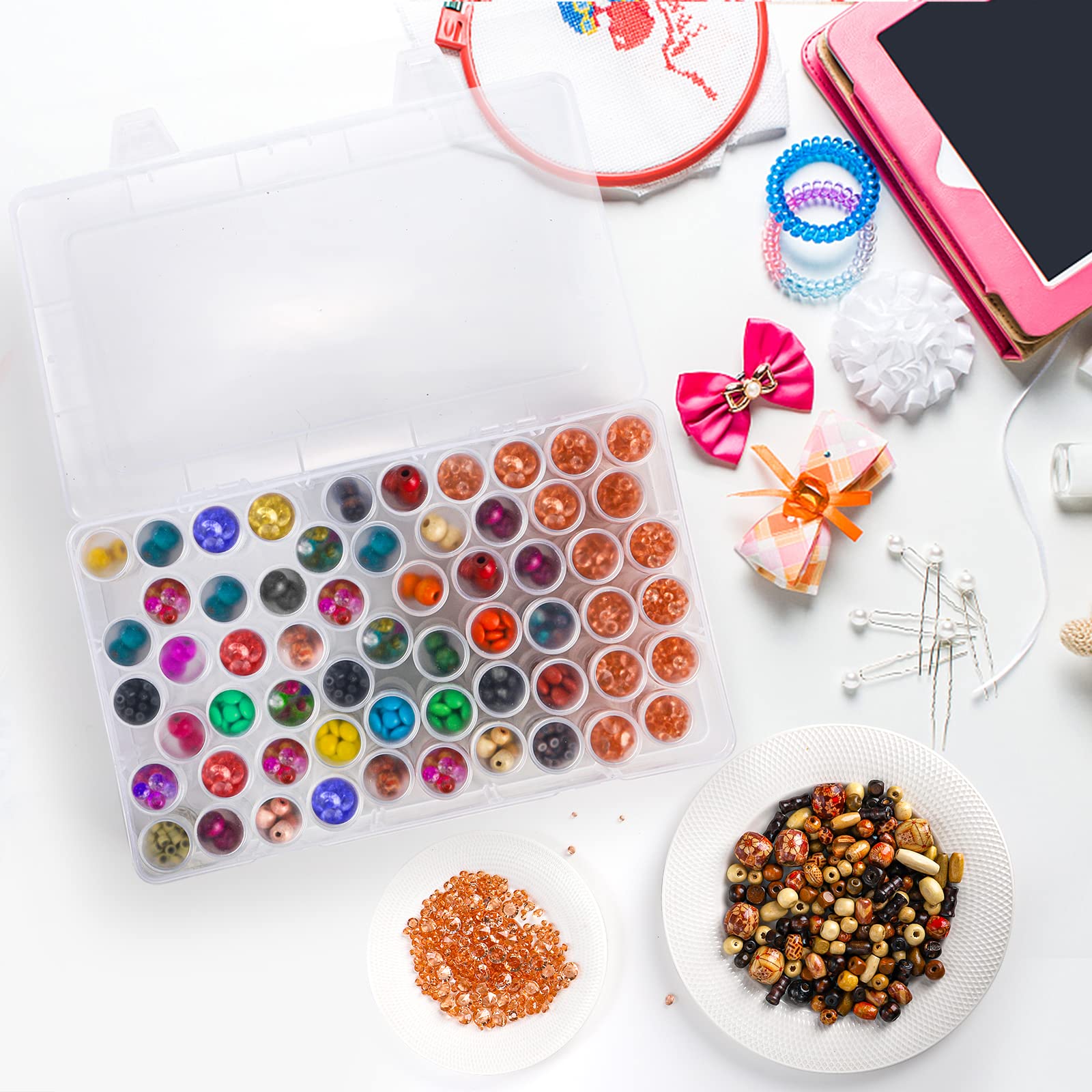 1pc 24/30//38/60 Slots Plastic - đánh giá và giá Women Accessories Box