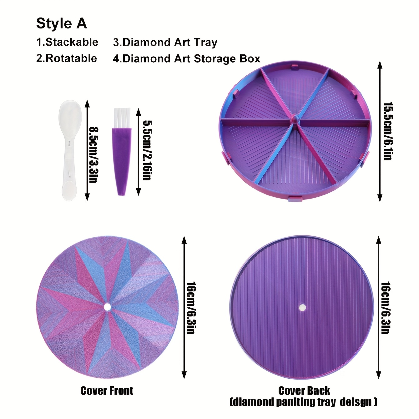 Diamond Painting Tray Storage  - đánh giá và giá Women Accessories Box