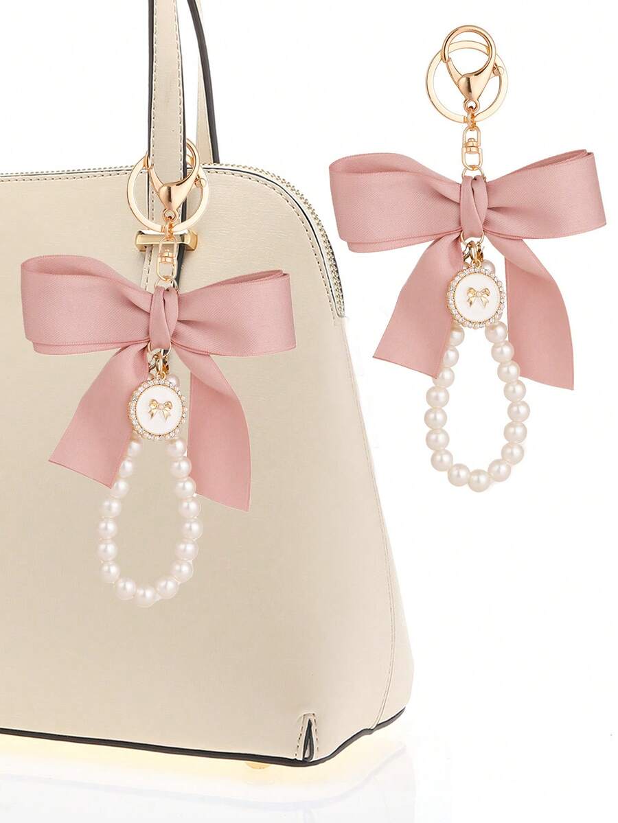 1pc Bow Knot Woven Keychain, F - đánh giá và giá Women'S Accessories Gift Ideas