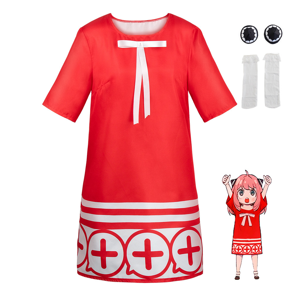 Anime SPY X FAMILY Anya Forger - đánh giá và giá Women'S Red Accessories