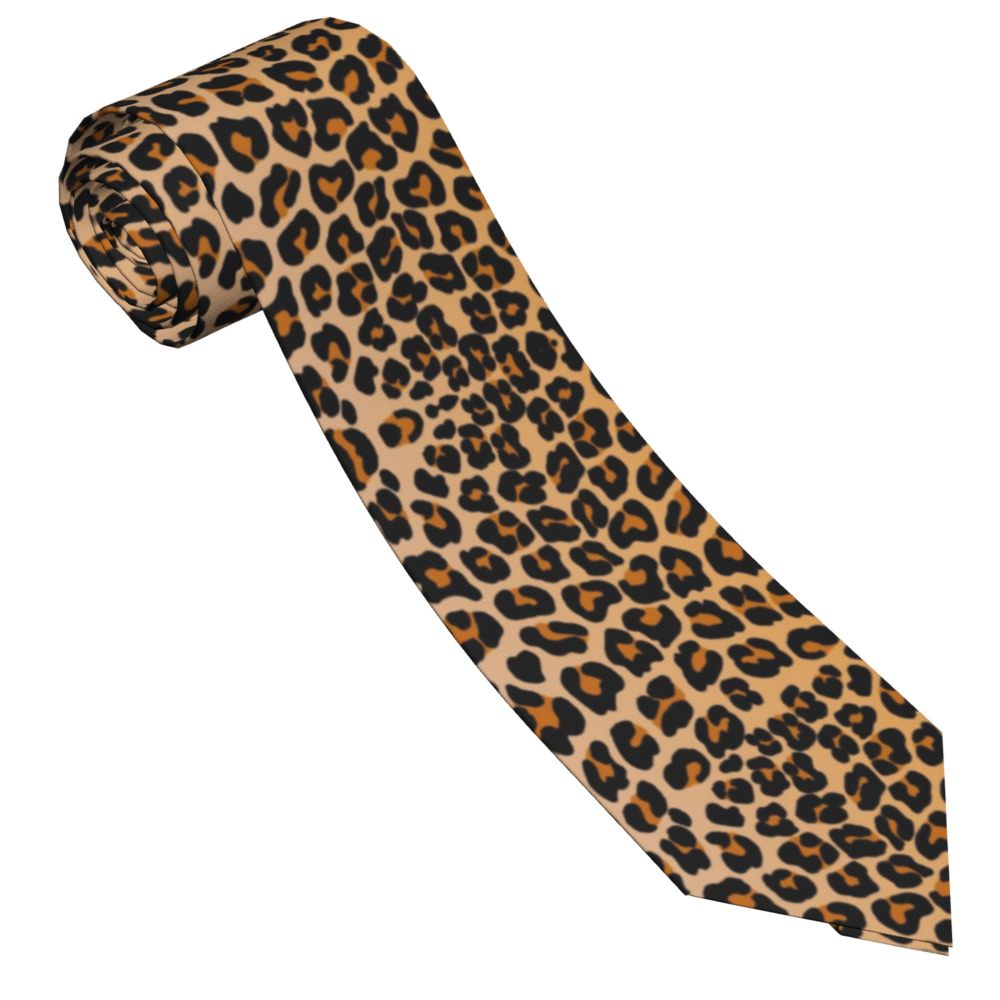 Leopard Men Women Necktie Slim - đánh giá và giá Women Accessories Business