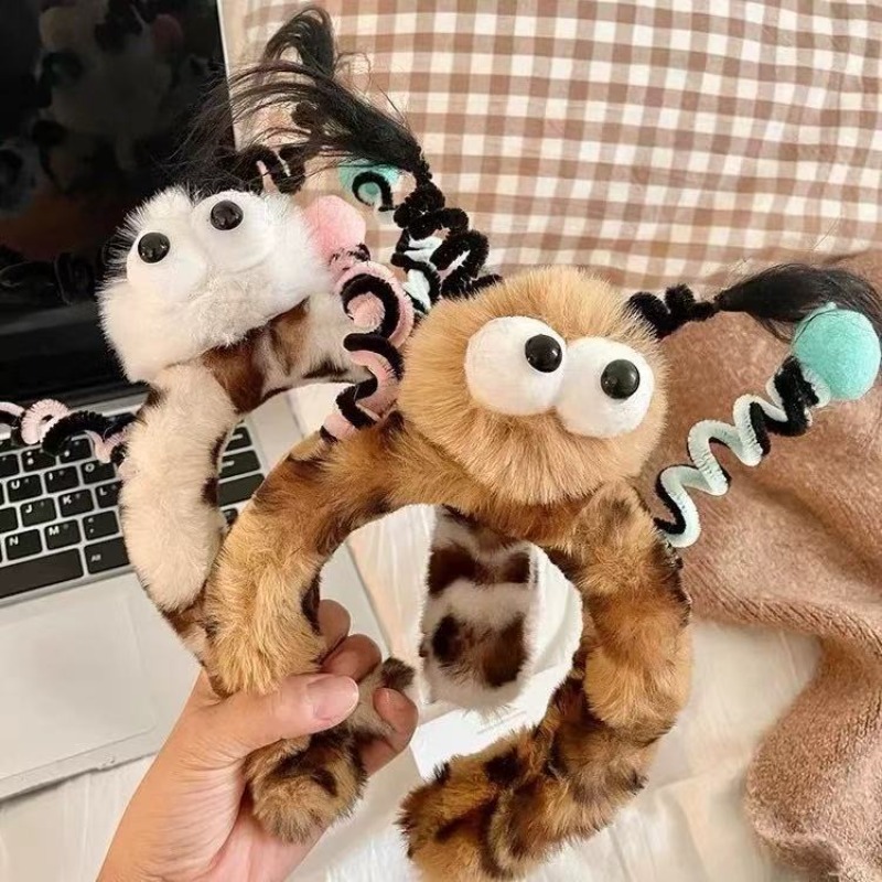 Cute Fluffy Monster Eye Hairba - đánh giá và giá Women Accessories Online