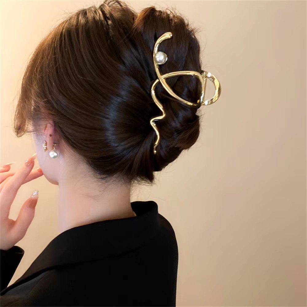 Big Wave Pearl Hair Pin Metal  - đánh giá và giá Women'S Accessories Gift Ideas