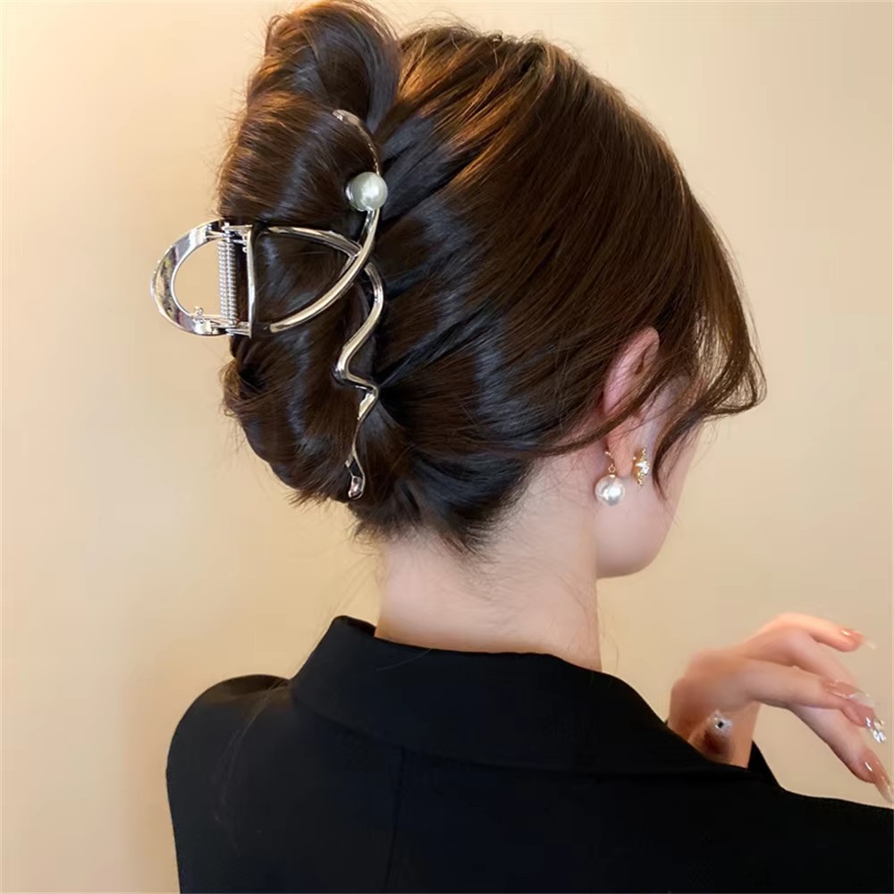 Big Wave Pearl Hair Pin Metal  - đánh giá và giá Women'S Accessories Gift Ideas