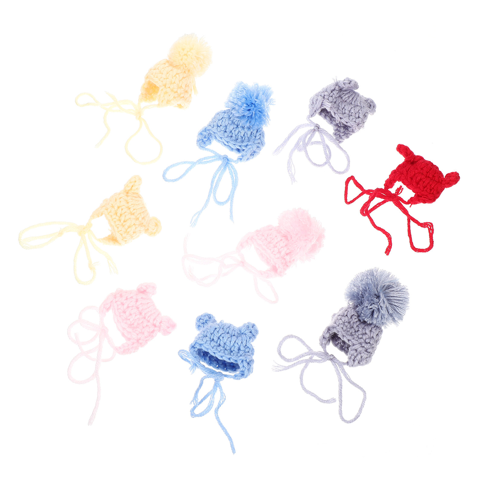 9Pcs Wool Small Hats Creative  - đánh giá và giá Women'S Accessories Gift Ideas