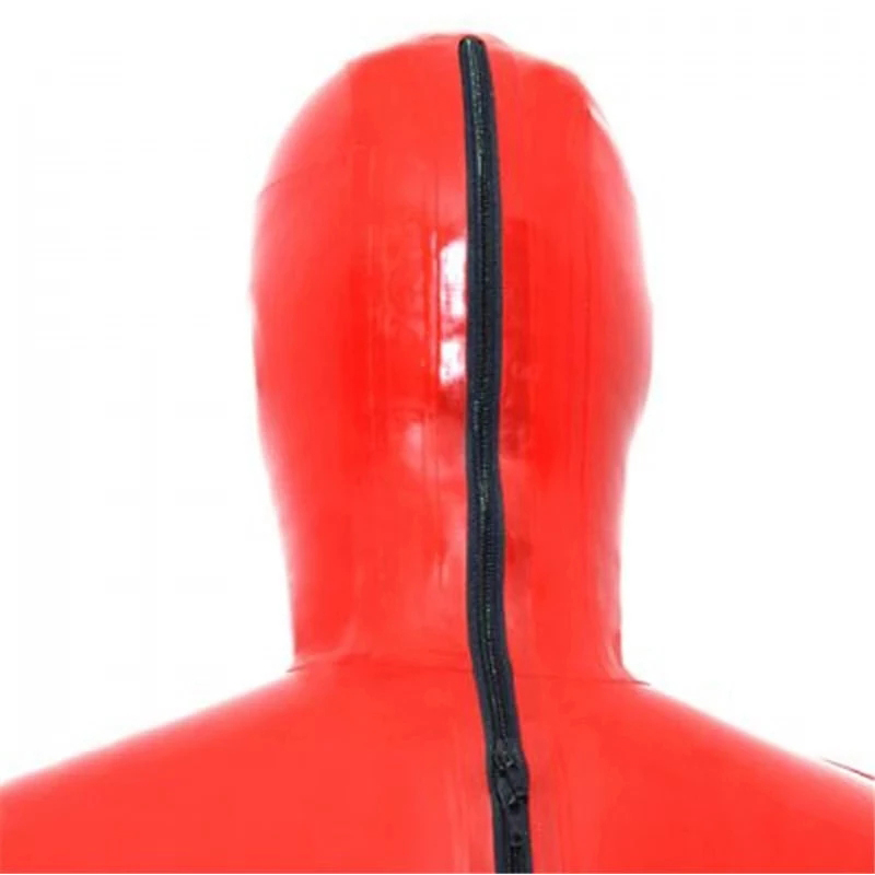 Sexy Red Latex Mask Rubber Hoo - đánh giá và giá Women'S Red Accessories